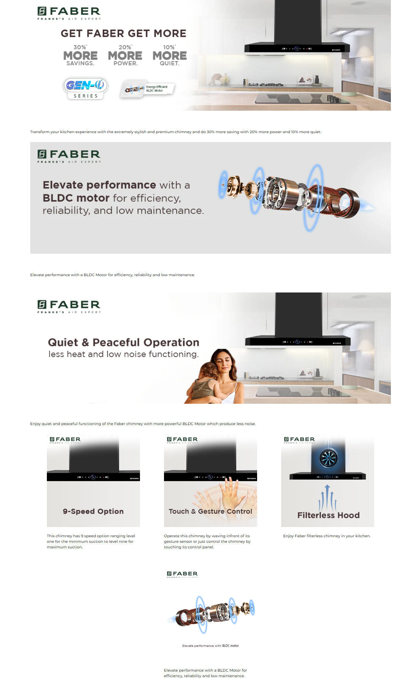 FABER HOOD BLOOM FL BK 90 Island Chimney with 1500m³/hr Suction, BLDC Motor, Gesture & Dual Touch Control (BLOOMFLBK90)