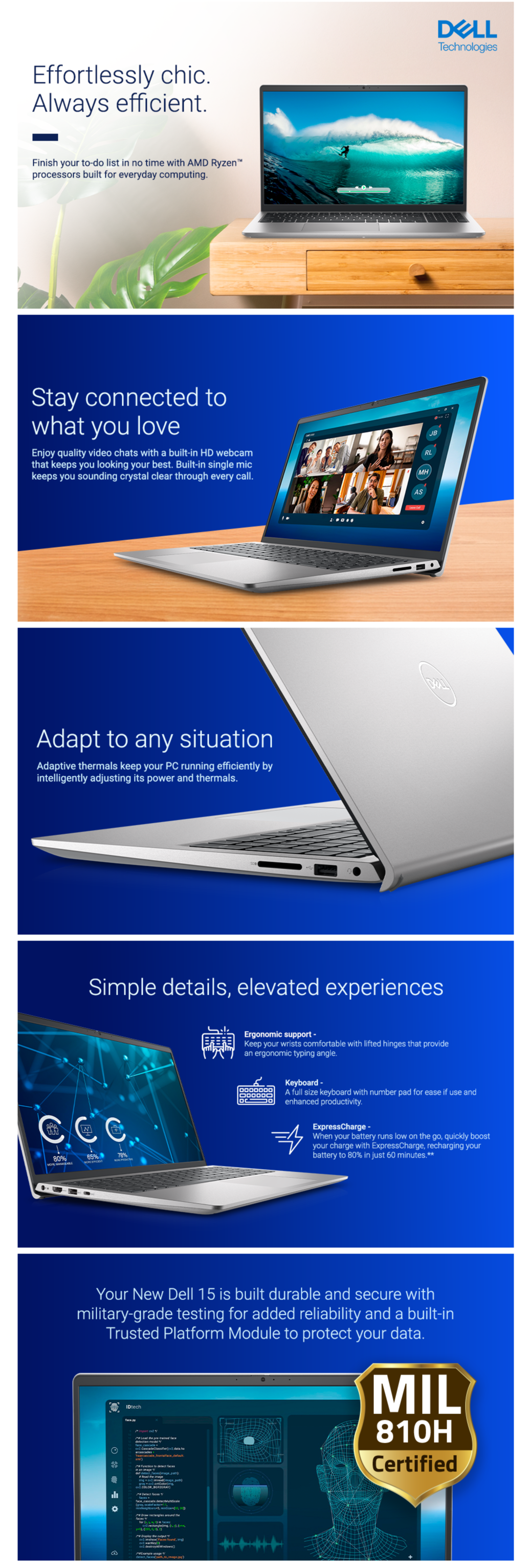 DELL 15 AMD Ryzen 7 Octa Core 7730U 16 GB/512 GB SSD/Windows 11 Home Laptop (DELLODC1525580501RIN)