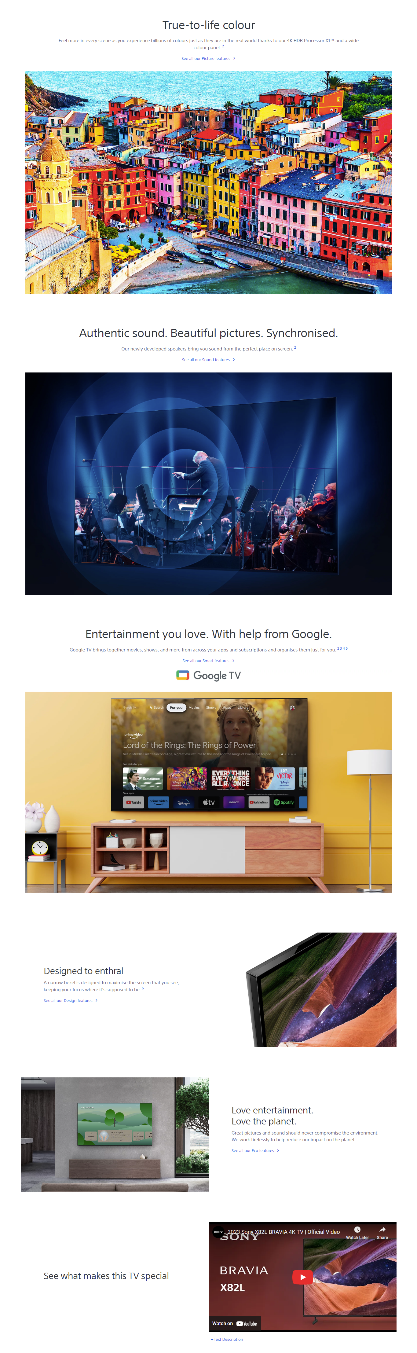 Sony 75 inch 4K Ultra HD LED Google TV (KD75X82L)