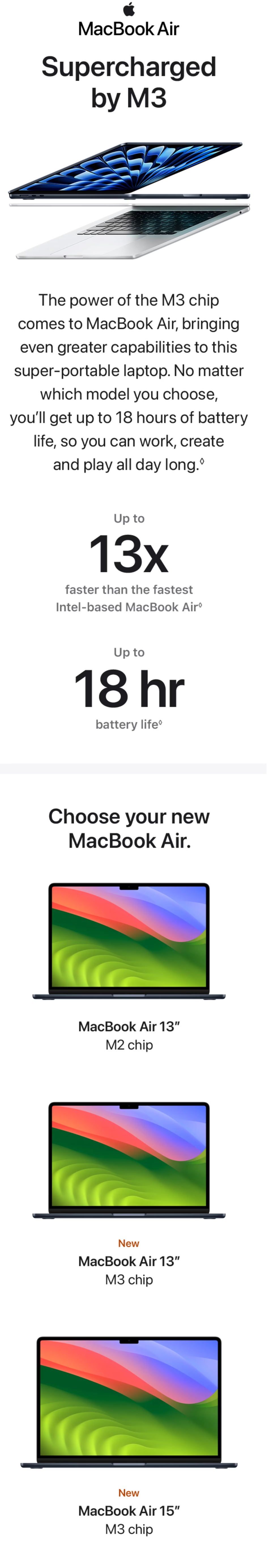 Apple MacBook Laptop  13.6 Inch,16 GB/256 GB SSD (APMACBKAIRM2MC7X4HNA)
