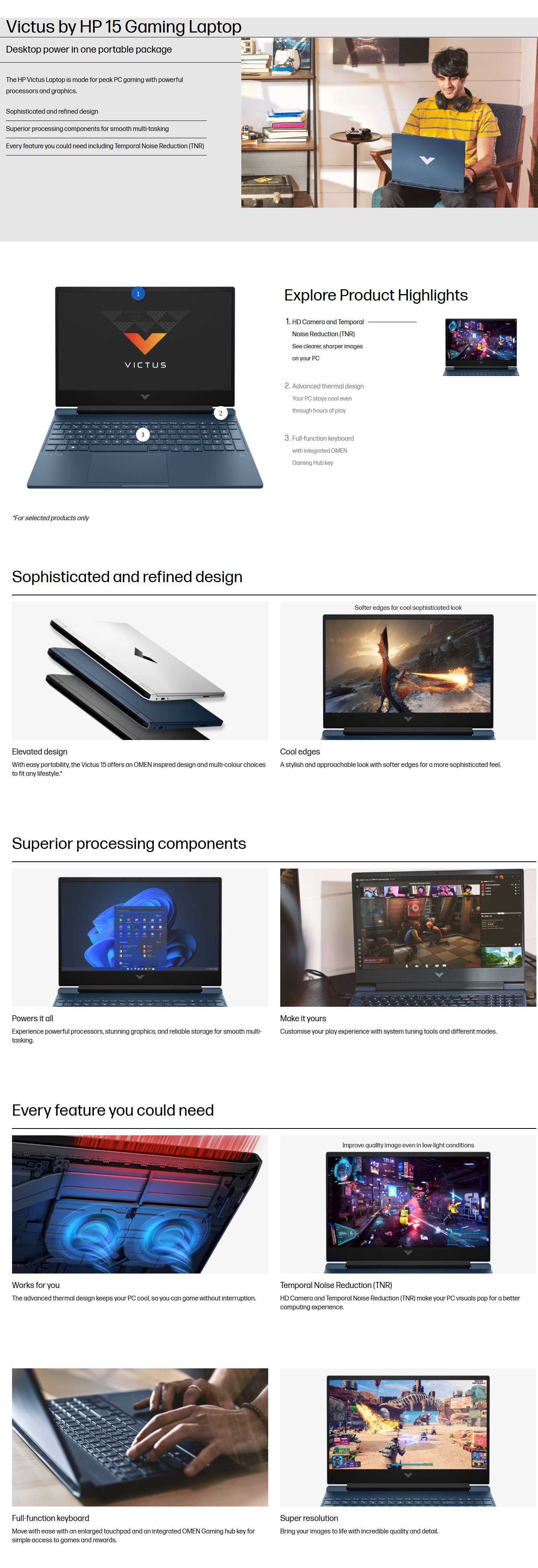 HP Victus 39.6 cm (15.6) Gaming Laptop (16GB, 512GB SDD, Windows 11 Home, Blue, HPVICTUSFB3004AXR5)