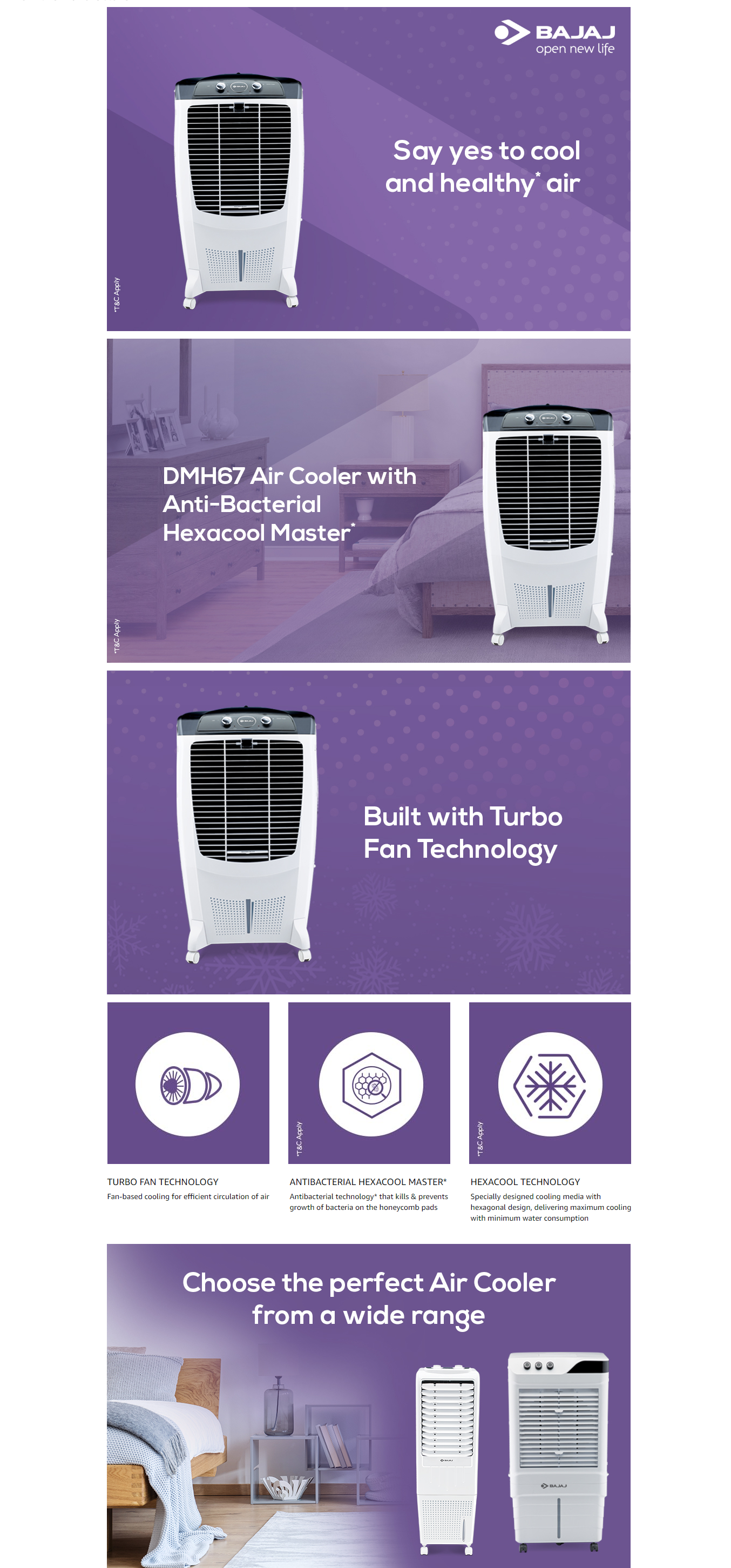Bajaj Shield Series Astor DMH67 67L Desert Air Cooler (BAJAJSHIELDASTOR67)