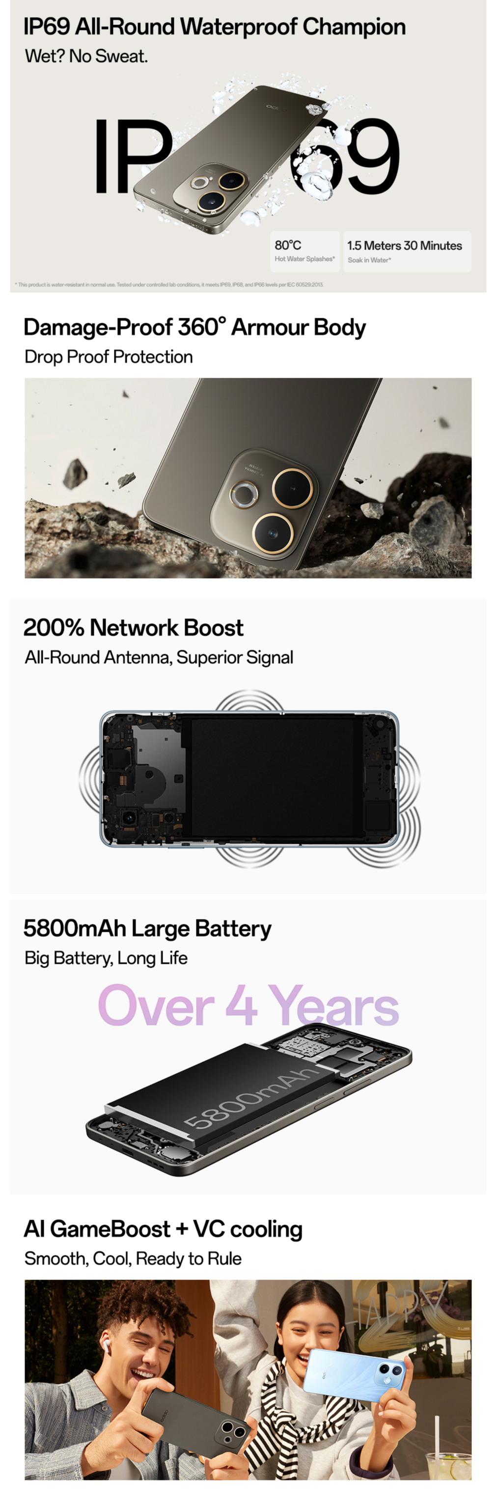 Oppo A5 Pro 5G 8GB RAM, 128GB Mobile(A5PRO5G8128GB)