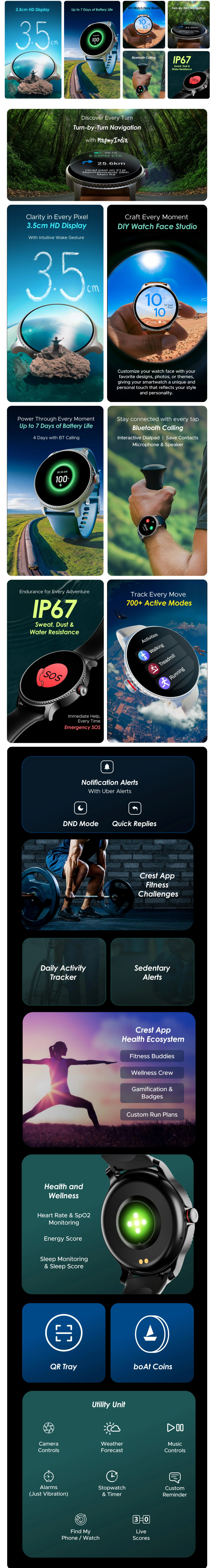 Boat Lunar Orbit Smart Watch (BOATSWLUNARORBIT)