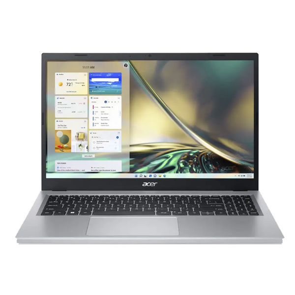 Acer Aspire 3 15 Intel Core i3 N305 (Windows 11 Home/8 GB/ 512 GB SSD/MS Office) 15.6" Full HD Laptop (Pure Silver, ACERASPIR3NXKDHSI001)