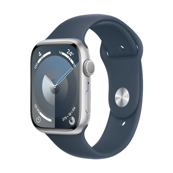 Apple Watch Series 9 (GPS + Cellular 45mm) SM Silver (IWS9CEL45MMSIALMRMH3)