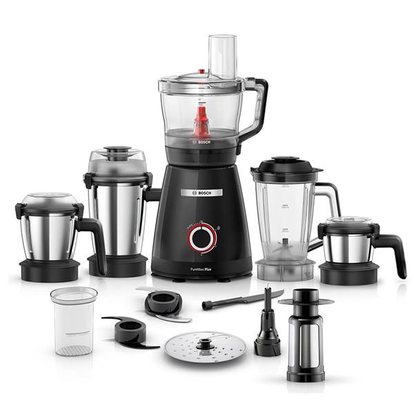 Bosch PureMixx Plus 800W Powerful Mixer Grinder (MP8515A1KI)