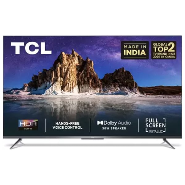 TCL 189.5 cm (75 inches) AI 4K Ultra HD Android Smart LED TV (TCL75P615)