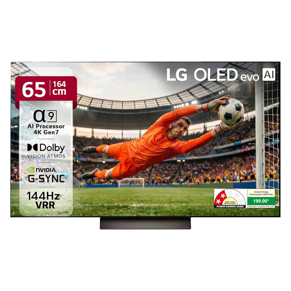 LG 164 cm 65 Inches OLED C4 Series 4K Ultra HD Smart webOS OLED evo AI TV (OLED65C6)