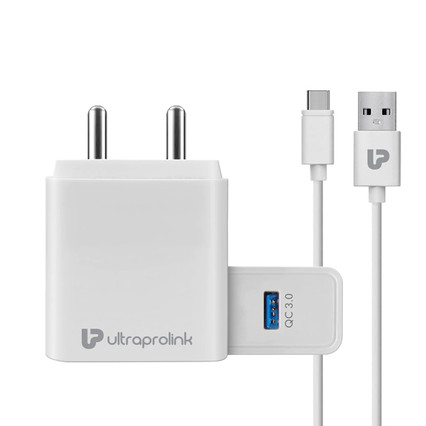  Ultraprolink QC 18W USB Type C Port Quick Charge 3.0 Charger (UPLCHRQC3UM1034QCC)