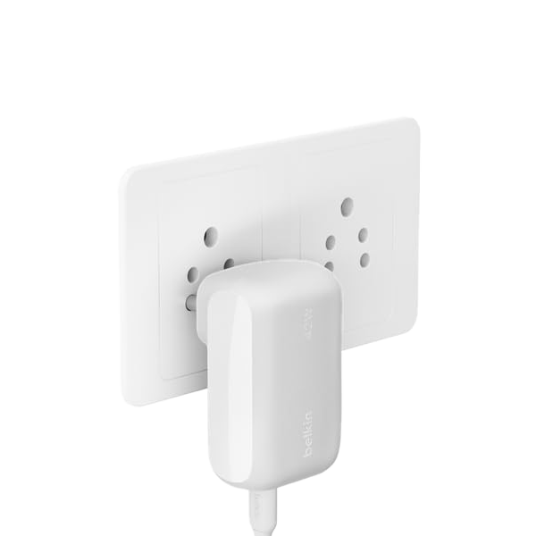 Belkin 42W Two Ports Wall Charger (BELWA42WUSBC)