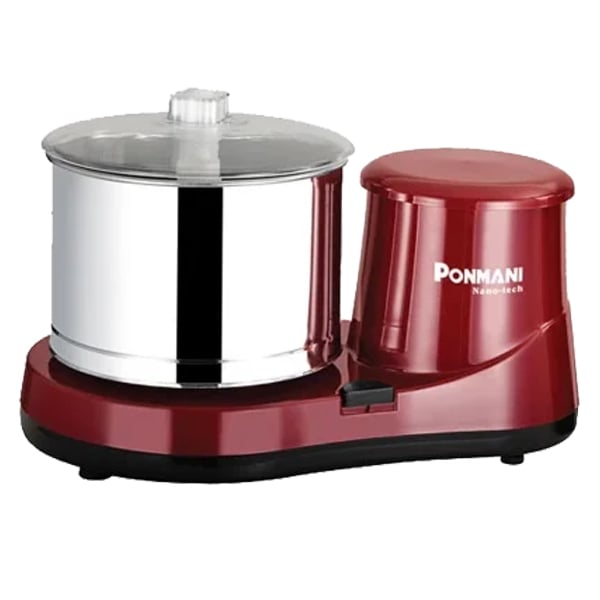 Ponmani 2L Wet Grinder with Motor Overload Protection (2LPONMANINANOTECH)