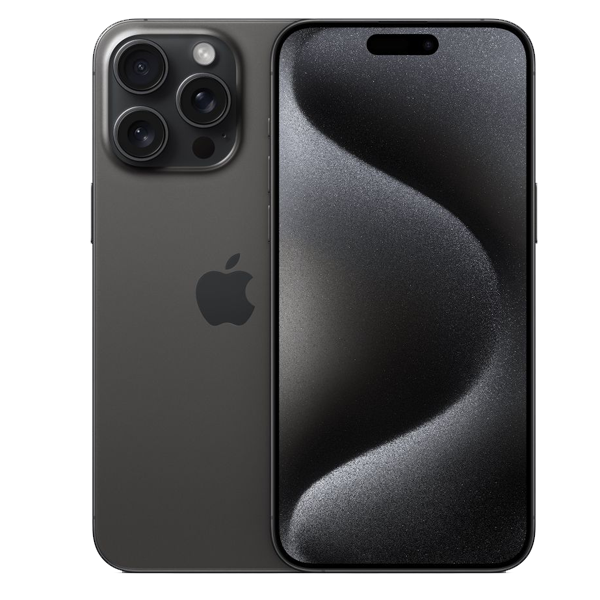 Apple iPhone 15 Pro Max (1TB, Black Titanium, IP15PROMX1TBBLKMU7G3)