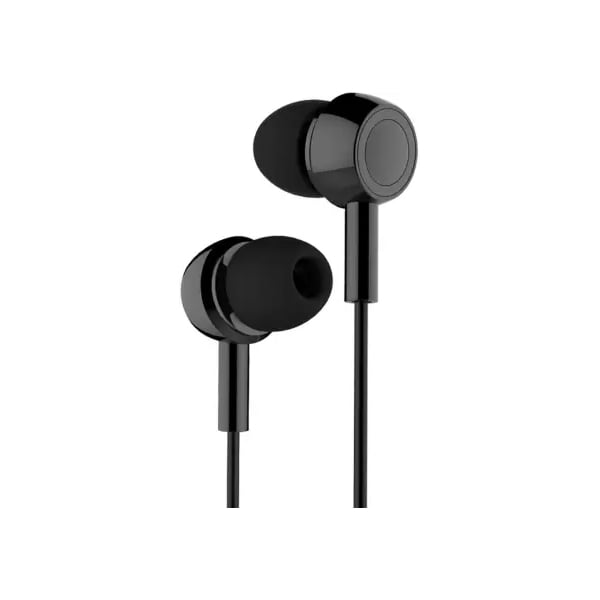 Inbase In-Ear Earbuds Earphones Wired Headset with Mic  (Black, In the Ear) (INBASESTEREOHPIB001)