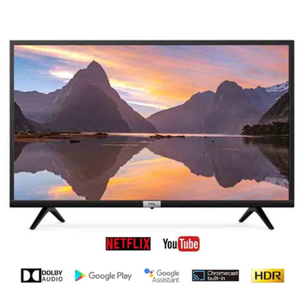 TCL 81.28 cm (32 Inches) Android Smart HD Ready LED TV (Black) (TCL32S520)