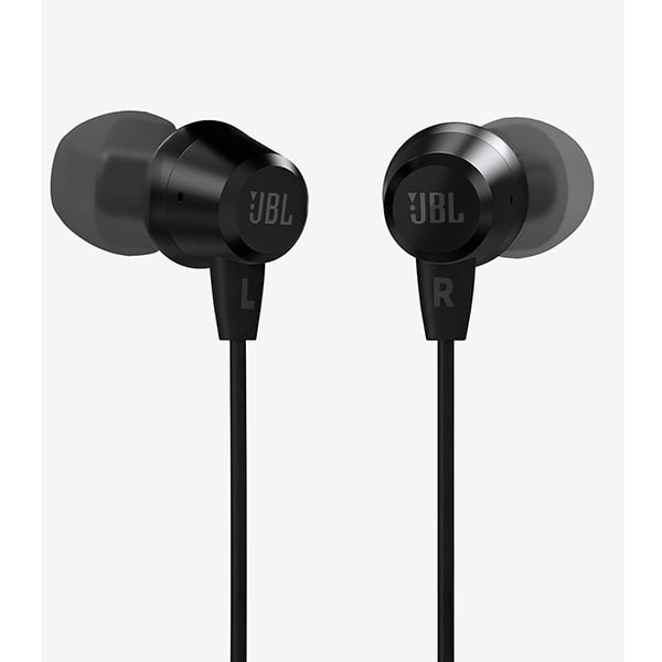 JBL in-Ear Wired Headset with Mic  (Black, In the Ear) (JBLWEHPT50HI)