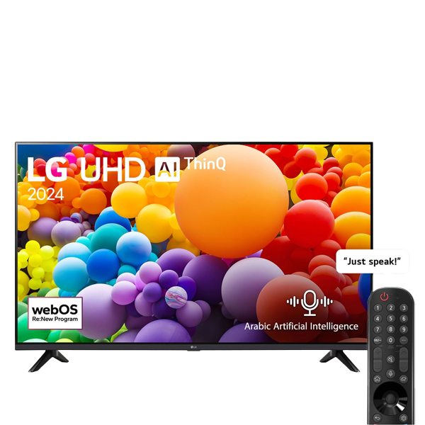 LG UT73 43 inch LED 4K Ultra HD WebOS TV with 4K Upscaling (2024 model, 43UT73506)