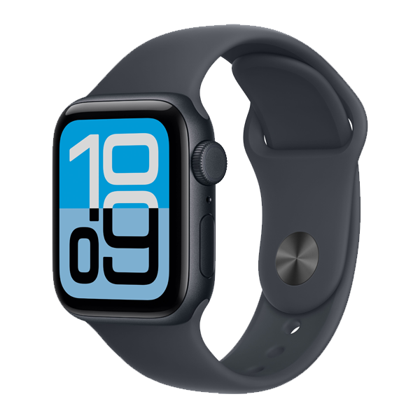 Apple Watch SE 3 GPS 44 mm Midnight Aluminium Case with Midnight Sport Band - M/L (IWSE3GPS44MNTALMEHQ4)
