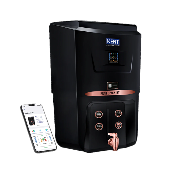 Kent Grand IoT RO Water Purifier RO+UV+UF+Alk+Cu+TDS Control+UV in Tank (GRANDIOTALKCU)