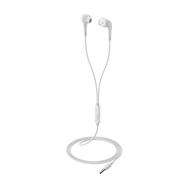 Oraimo P-E21 Wired Headset with Mic  -White, In the Ear (ORAIMOEP-E21HALO)