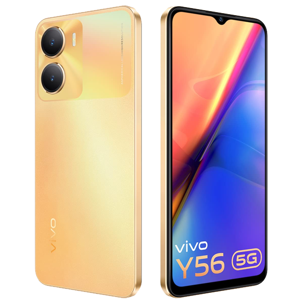 Vivo Y56 5G (Orange Shimmer, 8GB RAM, 128GB Storage) (Y565G8128GB)