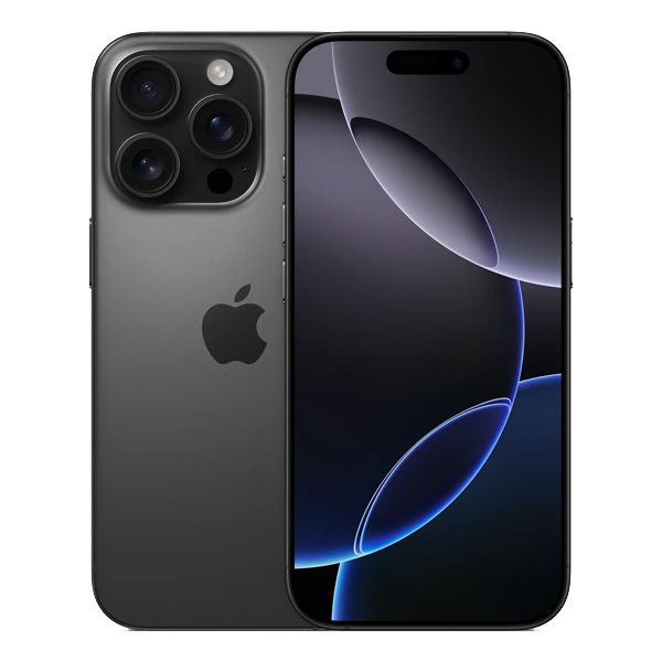 Apple iPhone 16 Pro 1TB, Black Titanium (IP16PRO1TBBLKTMYNR3)