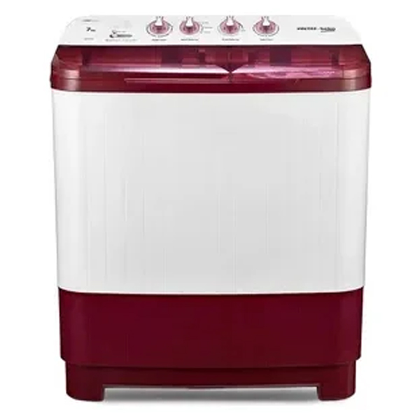 Voltas Beko 7.5Kg Semi Automatic Washing Machine (Burgundy) (WTT75DBRT)