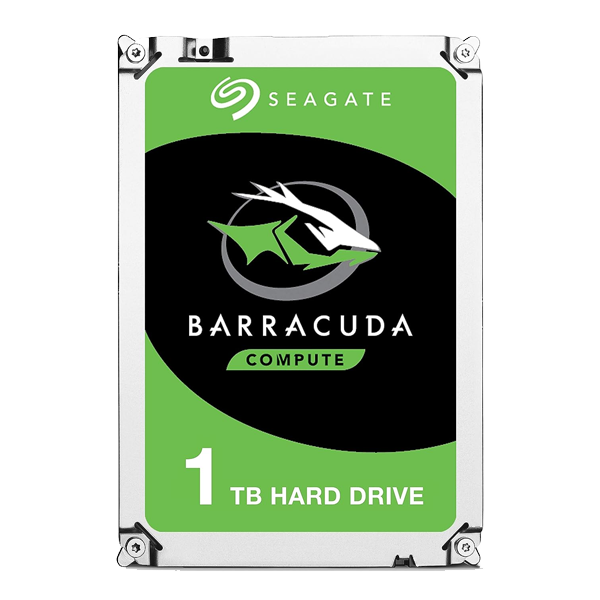 Seagate BarraCuda 1 TB Internal Hard Drive HDD 3.5 Inches (8.8 cm) SATA 6 Gb/s (SEAGATE1TBLAPTOPHDD)
