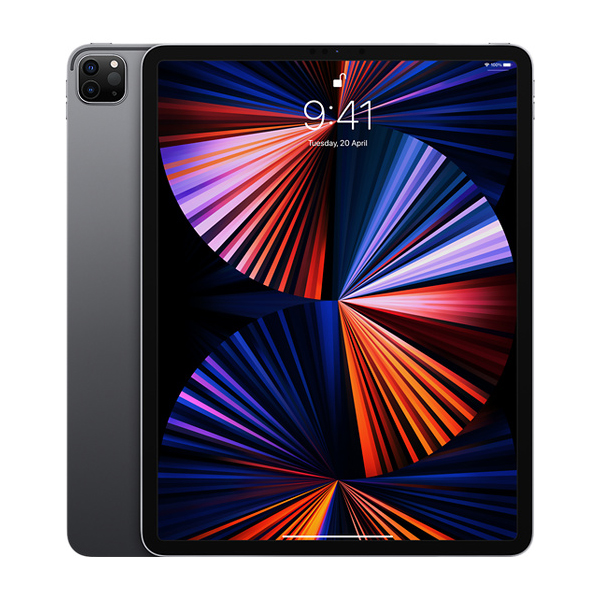 Apple iPad Pro 12.9 5th Gen WiFi iOS Tablet (iPadOS 14, Apple M1 Chip, 32.77 cm (12.9 Inches), 8GB RAM, 128GB ROM, MHNF3HN/A, Space Grey) (IPDPRO12.9WIFI128SGY)