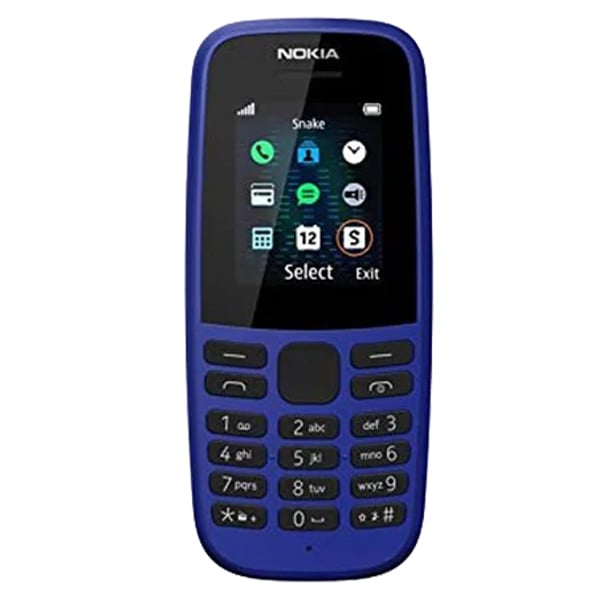 Nokia 105 ss Blue 4 GB ROM  (NOK105TA1203SSINCMBE)