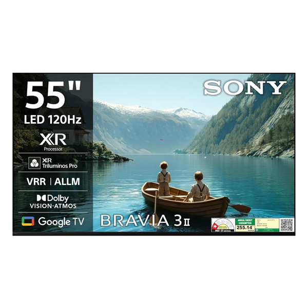 Sony 139 cm 55 inches Bravia 3II Ultra HD Smart LED Google TV (K55XR35M2)