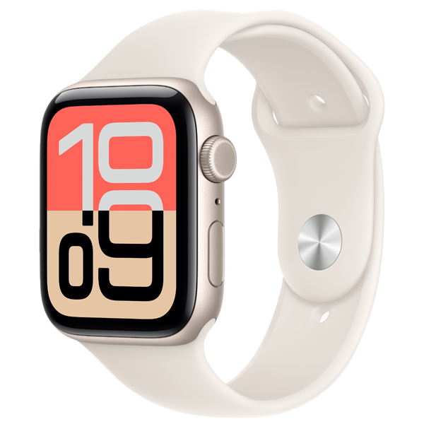Apple Watch SE 3 GPS+Cellular with Starlight Sport Band - M/L (IWSE3CEL44STLALMEPF4)