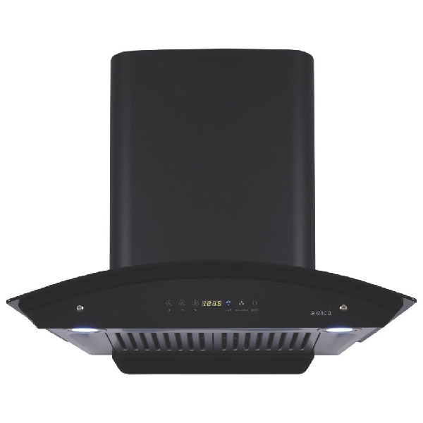 Elica WD HAC TOUCH BF 60 MS with Installation Kit Included Auto Clean Wall Mounted Chimney  (Black 1200 CMH) (TBCHACTOUCHBF60MS)