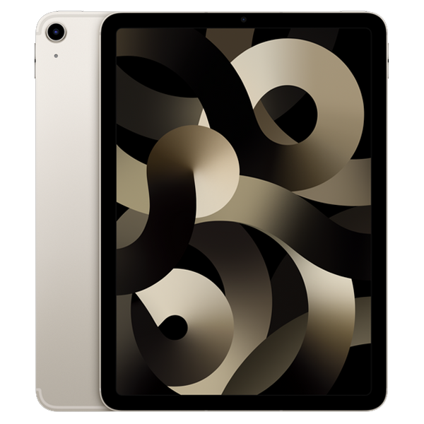 Apple iPad Air 5th gen 256 GB ROM 10.9 Inch with Wi-Fi+5G Star Light ...