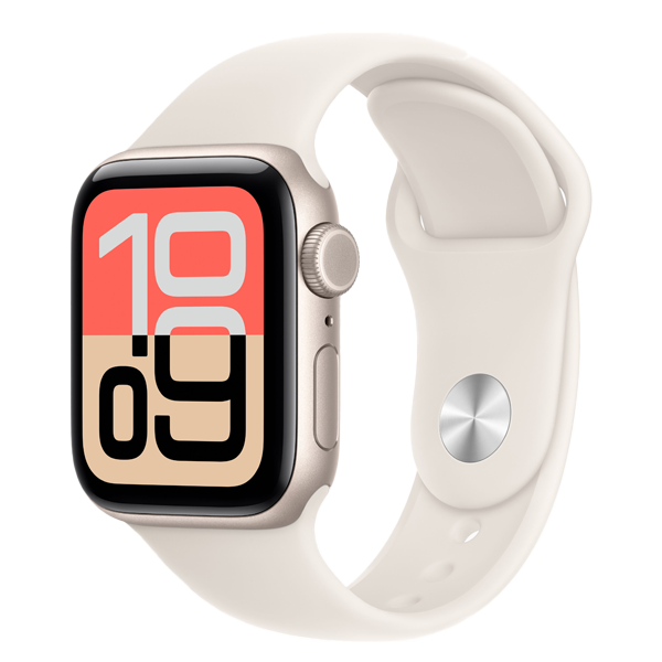 Apple Watch SE 3 GPS + Cellular 40mm Starlight Sport Band S/M (IWSE3CEL40STLALMEP64)