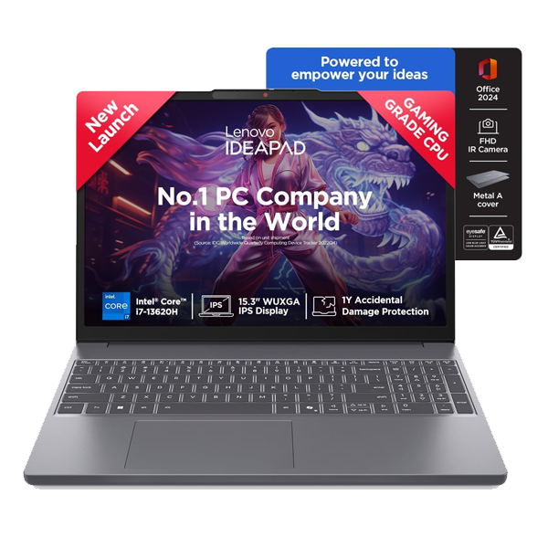 Lenovo IdeaPad Slim 3 13th Gen Core i7-13620H 15.3 Laptop 16GB RAM/512GB SSD/Win 11 (LENOVOIP83K1011BIN)