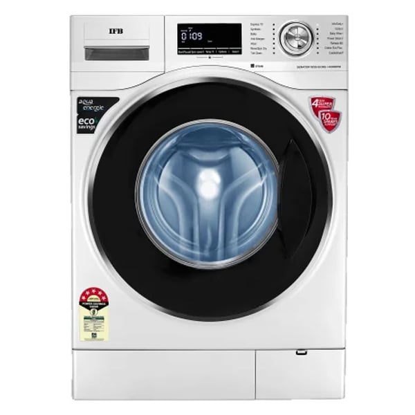 IFB 8 kg 5 Star Fully Automatic Front Load with In-built Heater Silver (SENATORWSSSTEAM8KG)