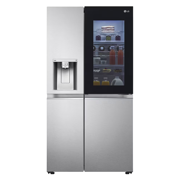 LG 635 Litres 3 Star Frost Free Side by Side Refrigerator with Smart Diagnosis (GLX257ABSX)