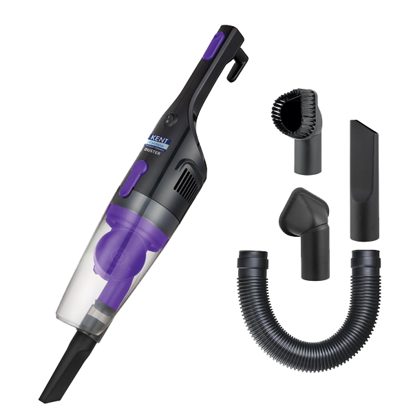 Kent Duster Vacuum Cleaner 600 W with HEPA Filter and Cyclone 5 Technology (Bagless Design, High Suction Power >16 Kpa, DUSTER)
