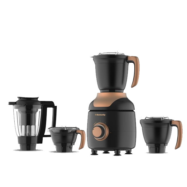 Butterfly Ziera Black 1000 Watt 4 Jars Mixer Grinder (23000 RPM, Black, ZIERABLACK1000W4JAR)