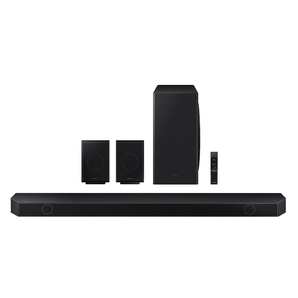 SAMSUNG Wireless with Dolby Atmos Wi-fi, Q-Symphony Built-in Alexa 540 W Bluetooth Soundbar (HWQ930C)
