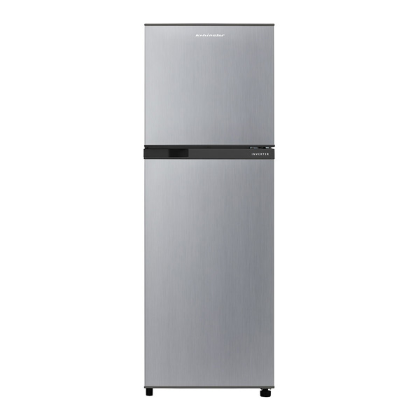 Kelvinator 252 litres 2 Star Double Door Refrigerators Refrigerator, Bright Grey (KRFA270BGV)