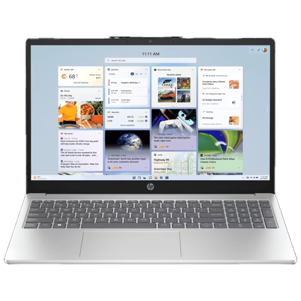 HP Intel Core i3 13th Gen Windows 11 Home Laptop (Natural Silver, 8GB DDR4, 512GB SSD, HP15FD0465TUCI3)