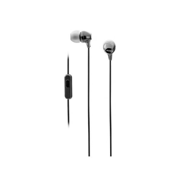 Sony EX14AP Wired Headset with Mic  (Black, In the Ear) (SONYWHPMDREX14AP)