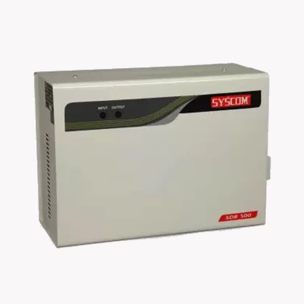 SYSCOM  Voltage Stabilizer  (Half White) (5KVASYSCOMSDB500)